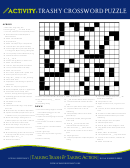 Trashy Crossword Puzzle Template