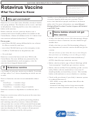 Rotavirus Vaccine Information Sheet