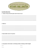 Suicidal Safety Plan Template