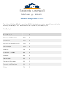 Kitchen Budget Worksheet Template - Minnetonka Construction Printable pdf