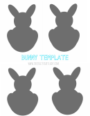 Easter Bunny Template