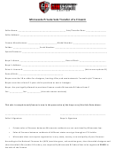 Minnesota Private Sale Transfer Of A Firearm Printable pdf
