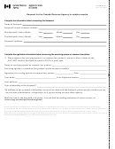 Fillable Request For The Canada Revenue Agency To Update Records Printable pdf