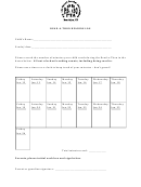 Read-a-thon Reading Log Template