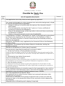 Checklist For Study Visa - Embassy Of Italy Printable pdf