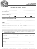 Records Disclosure Request Form - City Of Sumner Police Department