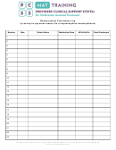 Buprenorphine Prescription Log (to Be Kept In Physician Master File Or Buprenorphine-treated Patients)