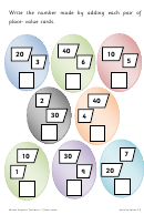 Place Value Activity Sheet printable pdf download