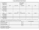 Scouts Patrol Duty Roster Template