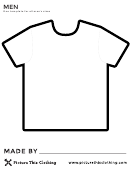 Men's T Shirt Template