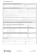 Purchase Order Request Form - Agrima