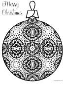 Christmas Toy Coloring Sheet