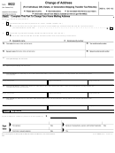 Form 8822 - Change Of Address Printable pdf