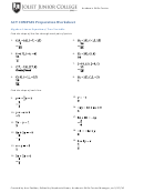 Linear Equations/two Variable Worksheet With Answer Key - Ann Padden, Joliet Junior College