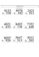 Adding Multiples Worksheet With Answers