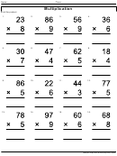 Multiplication Worksheet With Answers