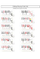 Adding Playing Cards Worksheet With Answers
