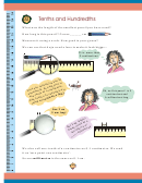 Tenths And Hundredths Measurement Worksheet Printable pdf