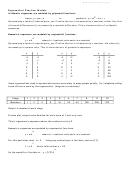 Exponential Function Models Worksheet With Answers