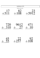 Adding Multiples Worksheet With Answers