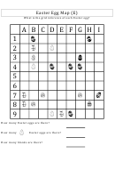 Easter Egg Map Grid And Counting Worksheet With Answers