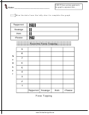 Favorite Pizza Topping Tally Chart Worksheet
