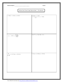 Decimals Two-step Equations Worksheet With Answer Key