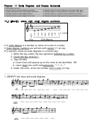 Scale Degrees And Roman Numerals Music Worksheet Printable pdf