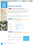 Piecewise Functions Worksheet With Examples printable pdf download
