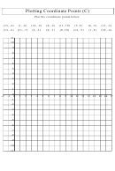 Plotting Coordinate Points (c) Worksheet With Answers