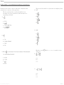 Mms Math - Rational Numbers Worksheet With Answer Key