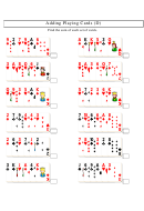 Adding Playing Cards Worksheet With Answer Key