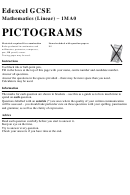 Edexcel Gcse - Pictograms - Mathematics (linear) Worksheet