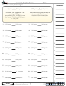 Comparing Weights (Metric) Worksheet With Answer Key Printable pdf