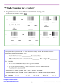Which Number Is Greater Worksheet Printable pdf