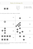 Parts Of A Group Identifying Fractions Worksheet With Answer Key