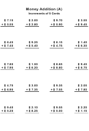 Money Addition Worksheet With Answer Key