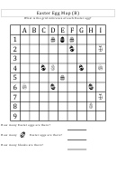 Easter Egg Map Grid And Counting Math Worksheet With Answers