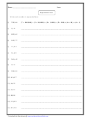 Expanded Form Worksheet With Answer Key Printable pdf