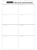 Multiplying And Dividing Fractions Homework Worksheet