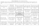 February's Bingo Card Template - Writer's Notebook Challenges