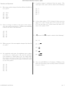 Sat Math Medium Practice Quiz With Answer Key Printable pdf