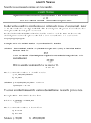 Scientific Notation Worksheet With Answer Key