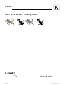 Pattern Worksheet - What Comes Next