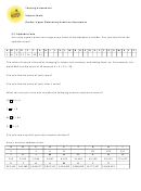 Math Tutoring Assessment - Upper Elementary Hands-On Assessment Worksheets Printable pdf