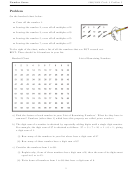Number Sense Worksheet With Answer Key - 2008/2009 Printable pdf