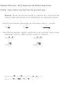 Exponent And Radical Expressions Worksheets With Answer Keys