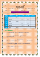 Math Activity Sheets - Grade 5 Printable pdf