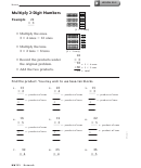 Multiply 2-digit Numbers Worksheet With Answer Key