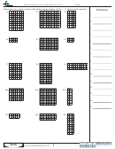 Determining Area With Square Units Worksheet With Answer Key